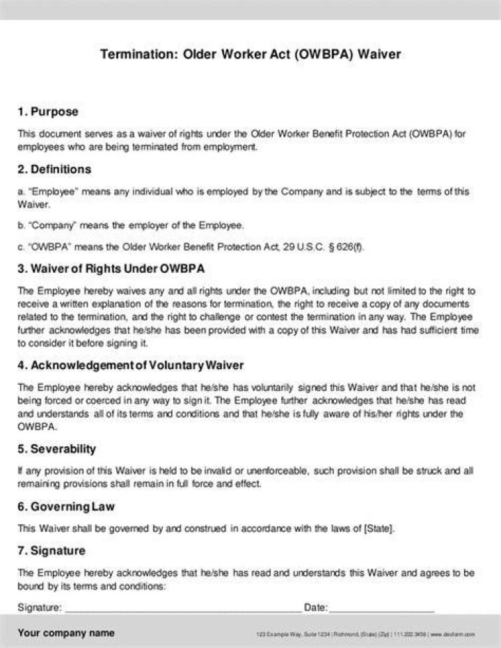 What triggers Owbpa notice?