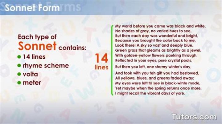 What type of poem has 10 syllables per line?