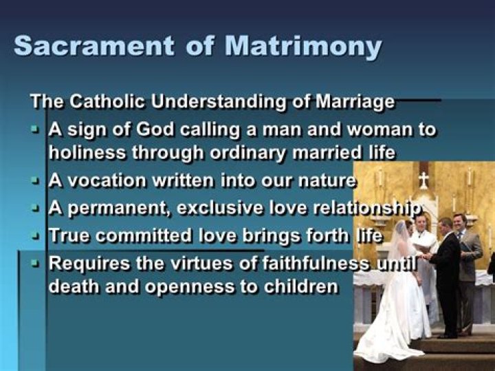 What type of sacrament is marriage?