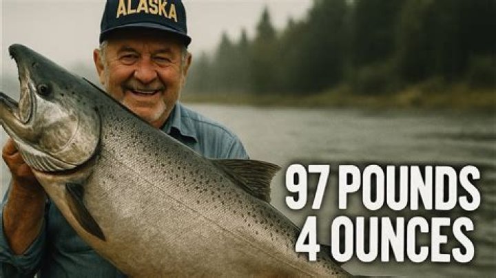 What was the biggest salmon ever caught in Lake Michigan?