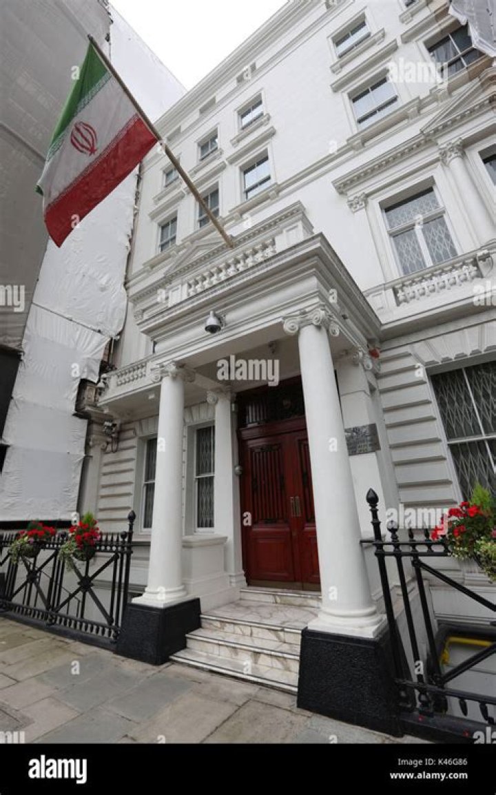 When did the Iranian embassy in London close?