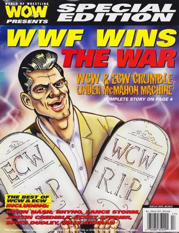 When did WWE buy WCW?