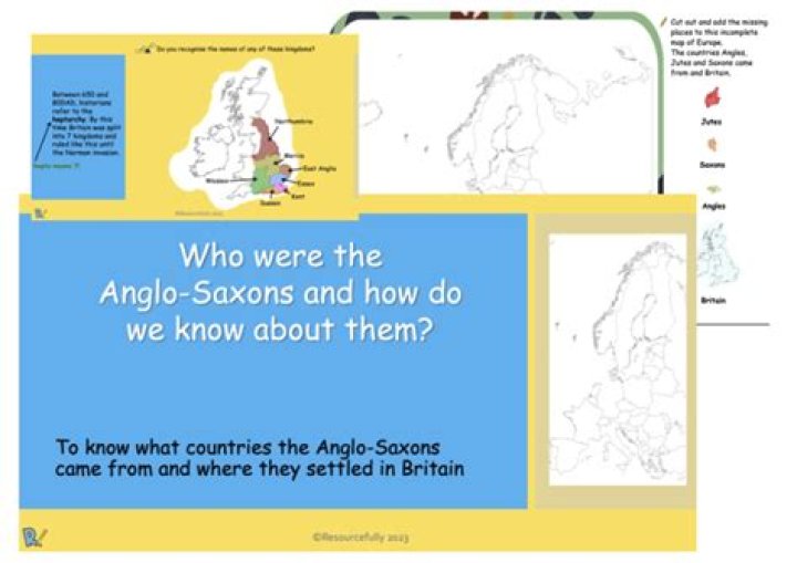 Where did the Anglo-Saxons come from BBC?