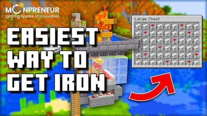 Where do you get iron ingot in Minecraft?