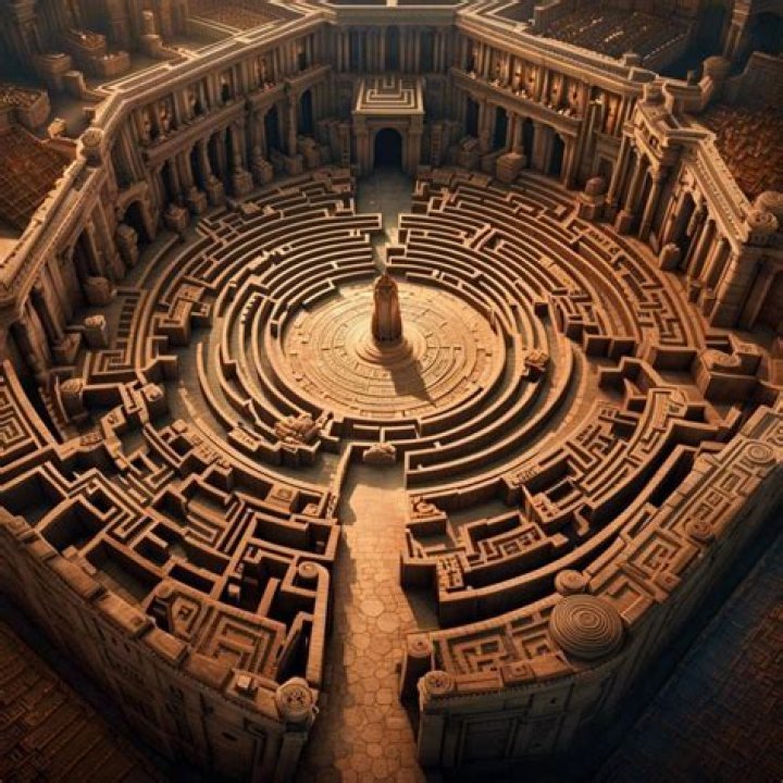 Where is there a labyrinth