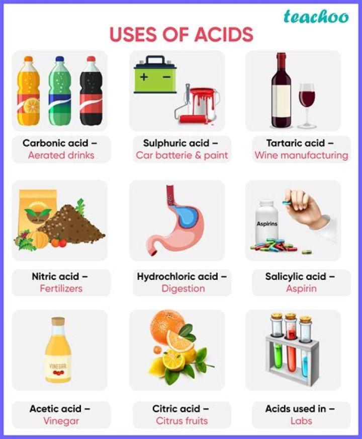 Where should acids be stored