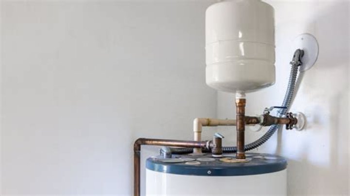 Where should the expansion tank be installed on a boiler