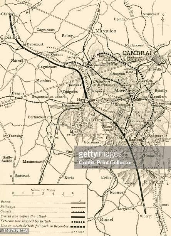 Where was the Battle of Cambrai?