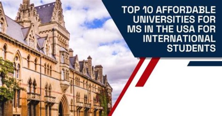 Which is the cheapest university in USA for international students?