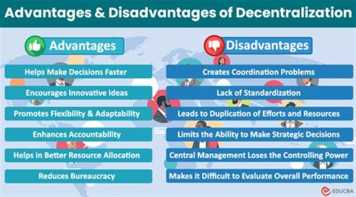 Which of the following is an advantage of decentralization?
