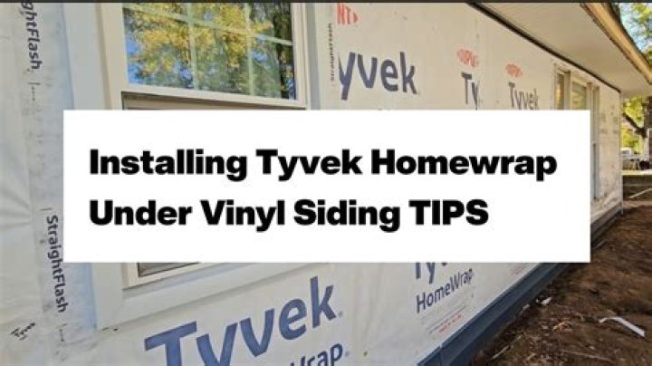 Which side of Tyvek goes out?