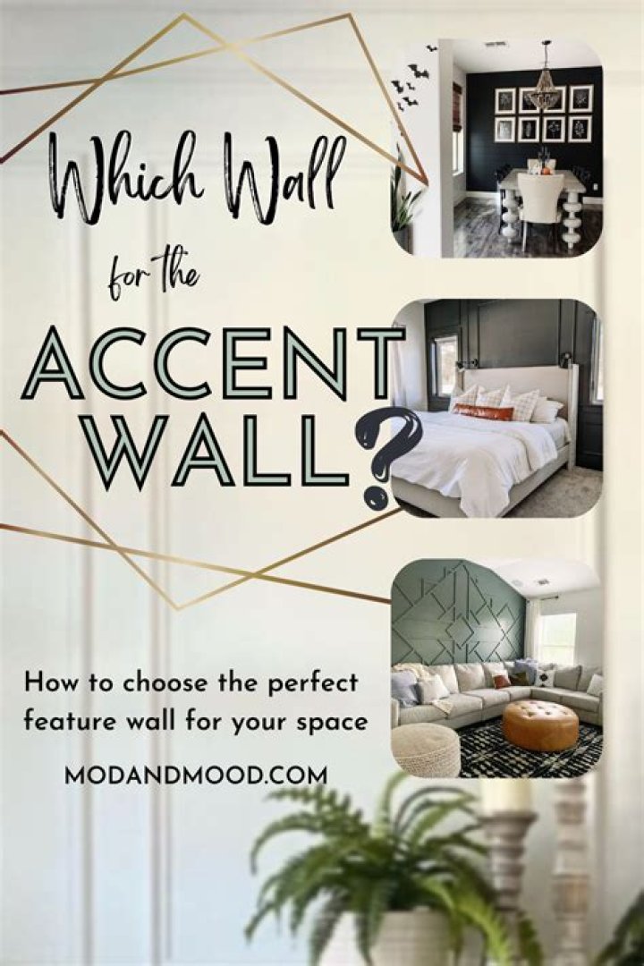 Which wall in a room is the accent wall?