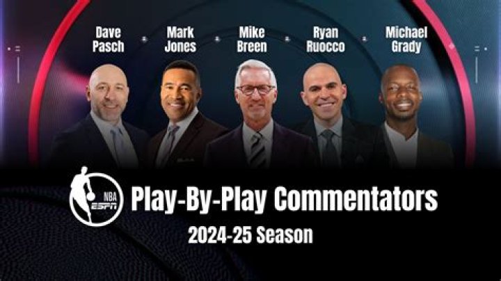 Who are the commentators on ESPN right now?