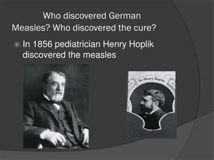 Who discovered German measles