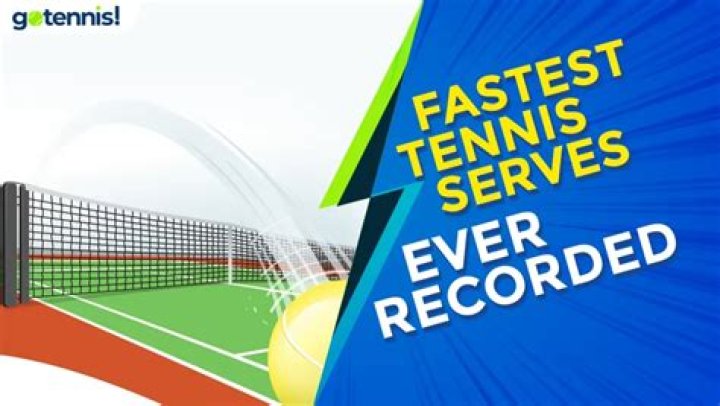 Who has the fastest serve in tennis today?