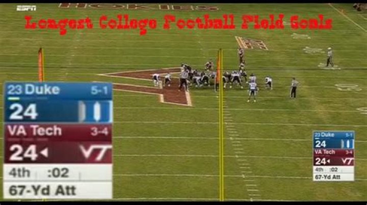 Who kicked the longest field goal in college?
