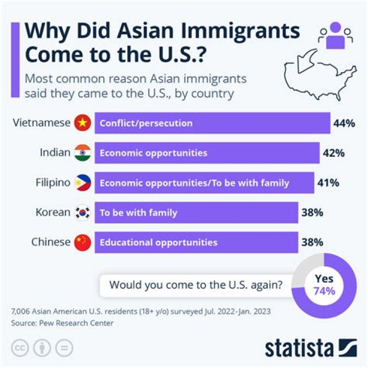 Why did Chinese immigrants come to the US?