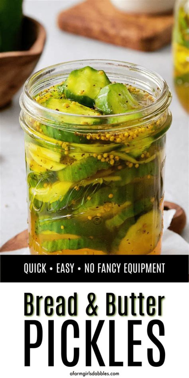 Why do they call it bread and butter pickles?