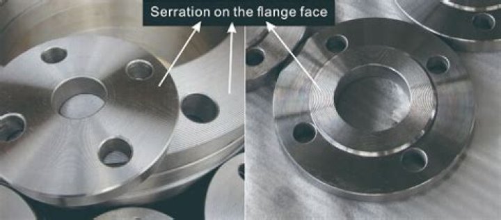 Why does my face flange serration?