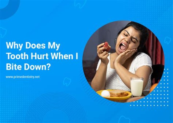 Why does my tooth hurt when I bite?