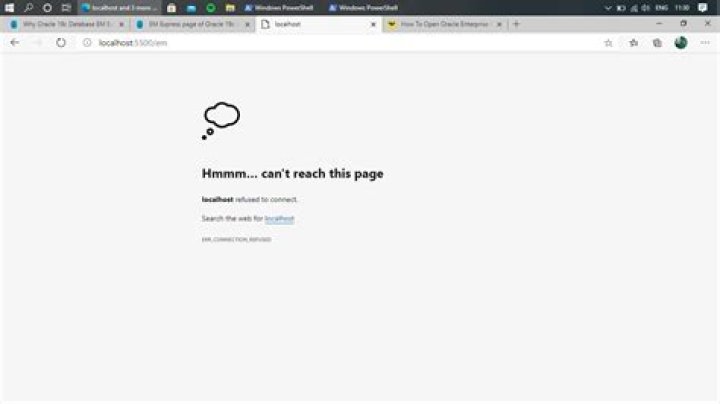 Why is my localhost not working?