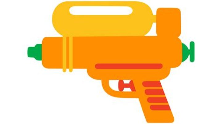 Why is the gun Emoji a water gun now?