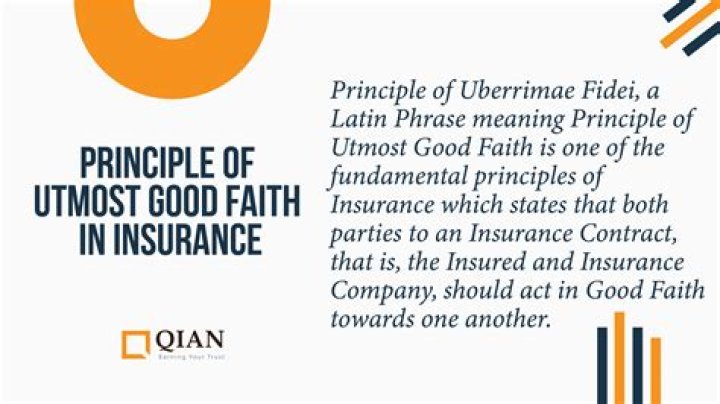Why is utmost good faith important in insurance