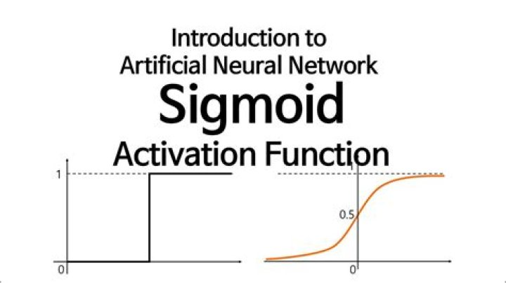 Why sigmoid function is used in neural network?