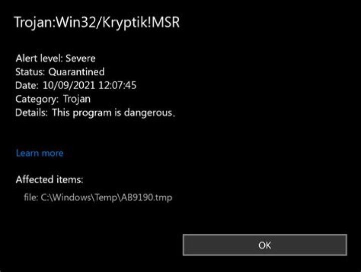 Win32/Kryptik.GKUD