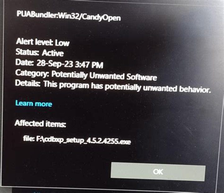 Win32/Kuping.J potentially unwanted
